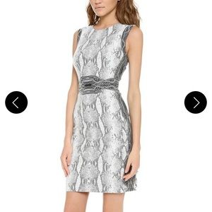 Diane Von Furstenberg Snake Print Dress US6